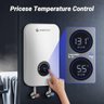 Amzchef Aquecedor de Água Elétrico Instantâneo sem Tanque com Display Led (branco) - 8