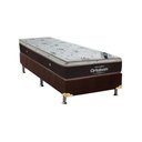 Ver imagem 1 de Cama Box Solteiro: Colchão Molas Superpocket Ensacadas Ortobom Sleep King Látex + Base Crc Suede
