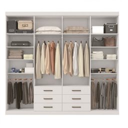 Guarda Roupa Casal 8 Portas 6 Gavetas Master - 2