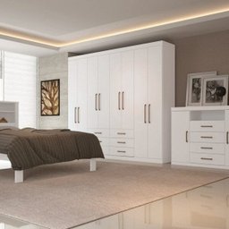 Guarda Roupa Casal 8 Portas 6 Gavetas Master - 5