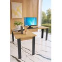 Ver imagem 5 de Mesa para Escritório em L Industrial 1,50 X 1,50 Clickforte