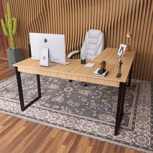 Mesa para Escritório em L Industrial 1,50 x 1,50 ClickForte
