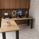 Ver imagem 2 de Mesa para Escritório em L Industrial 1,50 X 1,50 Clickforte