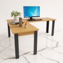 Ver imagem 6 de Mesa para Escritório em L Industrial 1,50 X 1,50 Clickforte