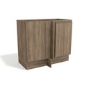 Ver imagem 1 de Balcão de Cozinha Canto Reto Maxxi G748 c/ 1 Porta s/ Tampo 98cm Nogal - Kappesberg
