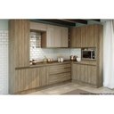 Ver imagem 4 de Balcão de Cozinha Canto Reto Maxxi G748 c/ 1 Porta s/ Tampo 98cm Nogal - Kappesberg