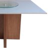Tampo de MDF Mesa Sala Jantar Laqueado com Vidro 140x90cm - 6