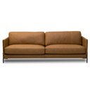 Ver imagem 2 de Sofá 3 Lugares para Sala Living 240cm Bliss L08 Couro Camel - Mpozenato