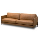 Ver imagem 1 de Sofá 3 Lugares para Sala Living 240cm Bliss L08 Couro Camel - Mpozenato