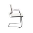 Ver imagem 3 de Kit 02 Cadeiras Fixas Pé em S Beezi Cromada Branca Plaxmetal