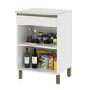 Ver imagem 2 de Armário de Cozinha 60 Cm 1 Porta 1 Gaveta 6123.12 Branco - Indékes
