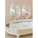 Ver imagem 3 de Taças de Cristal Vinho 580 Ml Bohemia Titanium Decorado com Mini Gemas 2 Un