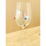 Taças de Cristal Vinho 580 Ml Bohemia Titanium Decorado com Mini Gemas 2 Un - 2