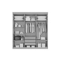 Ver imagem 6 de Guarda Roupa Solteiro Ubatuba 6 Portas 3 Gavetas 15mm - Valverde: Cinamomo