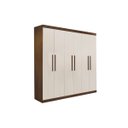 Ver imagem 3 de Guarda Roupa Solteiro Ubatuba 6 Portas 3 Gavetas 15mm - Valverde: Cinamomo