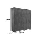 Ver imagem 7 de Guarda Roupa Solteiro Ubatuba 6 Portas 3 Gavetas 15mm - Valverde: Cinamomo