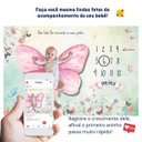 Ver imagem 5 de Edredom Dupla Face Tapete Foto Bebê Mêsversário Borboleta