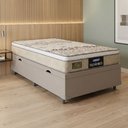 Ver imagem 2 de Cama Box Baú Solteiro Colchão Espuma D33 Fort 88x188x62cm