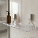 Ver imagem 2 de Porta Shampoo Retangular Essence 27415 Meber - Cromado