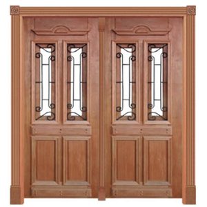 Portal de Abrir Madeira Maciça Cedro Arana Duquesa Com Grade 215 Casmavi - 2.15 (A) X 1.90 (L)