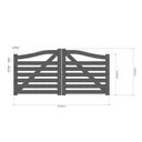 Ver imagem 6 de Porteira de Madeira Modelo Arco 7 Réguas