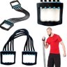 Extensor Elástico 5 Vias Expansor Flexível Academia Exercício Corda Treino Força Muscular - 4