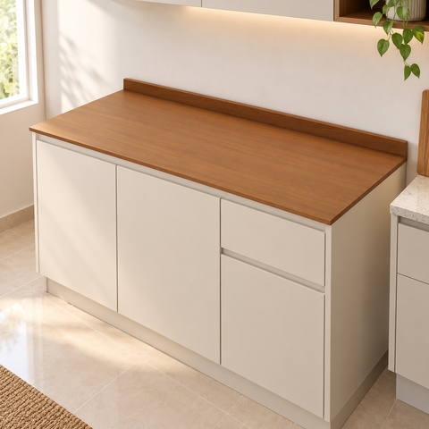 Tampo para Balcão 120 cm Fineze 100% MDF Cinamomo - Henn