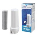 Ver imagem 1 de Filtro Agua Bbi 9 3-4 Ponto Uso Pou 230 Carvão Ativado + Refil Extra - Remove Cloro Cor Branco