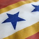 Ver imagem 3 de 10 Toalha Mesa Festa Estampado TNT Circo Estrela 70x70