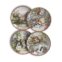Conjunto 4 Pratos Raso Páscoa Rabbit´s - 3
