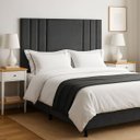 Ver imagem 2 de Cabeceira Cama Box Queen 160cm Estofada Moderna Corino Frame:cinza
