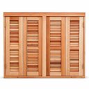 Ver imagem 4 de Janela Madecen com Veneziana Pantográfica Eucalipto 150x120cm Premium Madecen Esquadrias