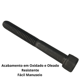 Kit 10 Parafusos Allen com Cabeça Aço Liga M6 - 1mm X 60mm - 3