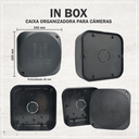 Ver imagem 2 de Kit 100 Caixas In Box Organizadora para Camera de Segurança - Preta