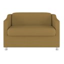 Ver imagem 3 de Namoradeira Elegante 2 Lugares Sala de Estar – Balaqui Decor Cor:Capuccino