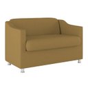Ver imagem 1 de Namoradeira Elegante 2 Lugares Sala de Estar – Balaqui Decor Cor:Capuccino