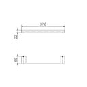 Ver imagem 2 de Porta Toalha Rosto Docolflat Cobre Escovado 300mm - Docol