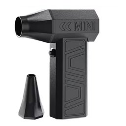 Mini Ventilador Soprador Turbo Jet Fan 130.000 Rpm 3 Velocidades sem Fio Usb Bateria Recarregavel Li - 8