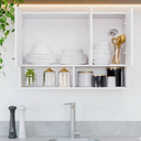 Ver imagem 5 de Armário de Parede Multiuso para Cozinha ou Lavanderia 3 Portas Branco