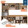 Cozinha Completa 5 Peças Detalhe Vidro Áustria Valdemóveis - 16