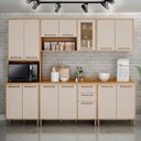 Ver imagem 1 de Cozinha Completa 5 Peças Detalhe Vidro Áustria Valdemóveis