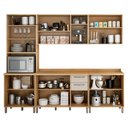 Ver imagem 4 de Cozinha Completa 5 Peças Detalhe Vidro Áustria Valdemóveis