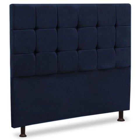 Cabeceira Luxo Sleep Malu Casal 140cm Azul Marinho