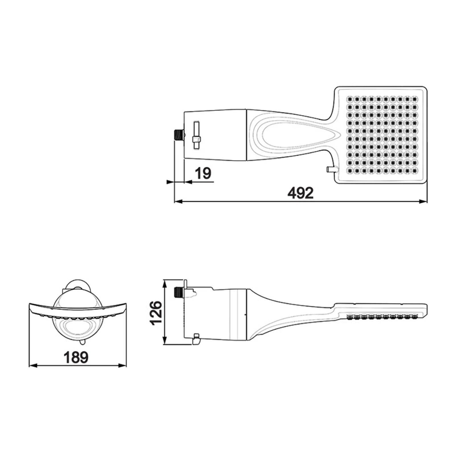 Chuveiro Lorenzetti Loren Shower Ultra Multitemperaturas Branco 127v - 4