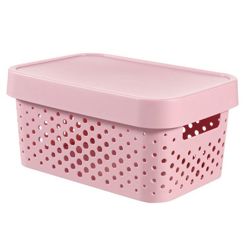 Cesto Organizador Modular Infinity 4,5l Rosa Curver Keter 244794