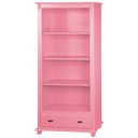 Ver imagem 1 de Estante Antique 3 Prateleiras 1 Gaveta Laca Rosa Algodão