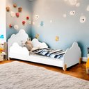 Ver imagem 1 de Cama de Princesa Montessori Luara Branco e Mel