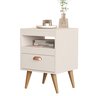 Conjunto 2 Mesas de Cabeceira Sal Offwhite - Rede Móveis - 3