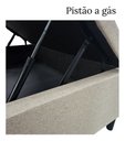 Ver imagem 5 de Box Baú Casal Linho Bege 1,38x1,88 So1clique Pistão a Gás