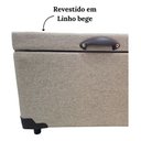 Ver imagem 4 de Box Baú Casal Linho Bege 1,38x1,88 So1clique Pistão a Gás